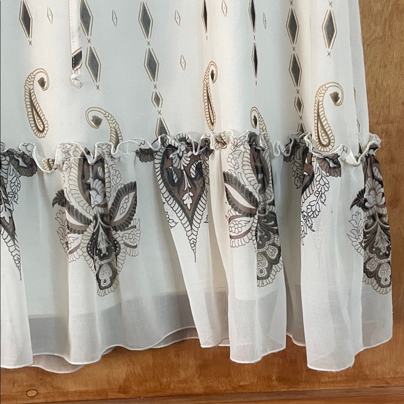 Guess White and Black Patterned Mini Dress - Picture 8 of 11